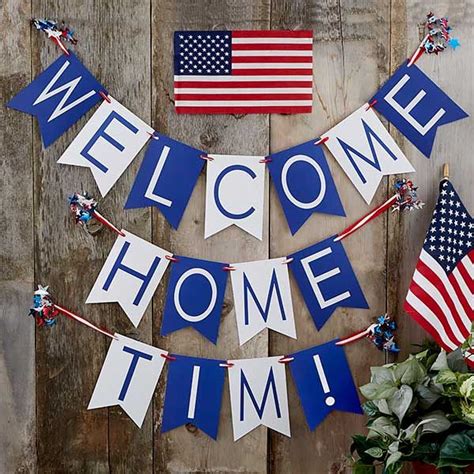 Custom Welcome Home Banners