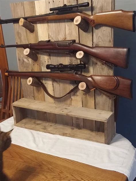 Custom wooden gun rack designs