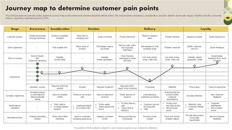 Customer Journey Map with Pain Points