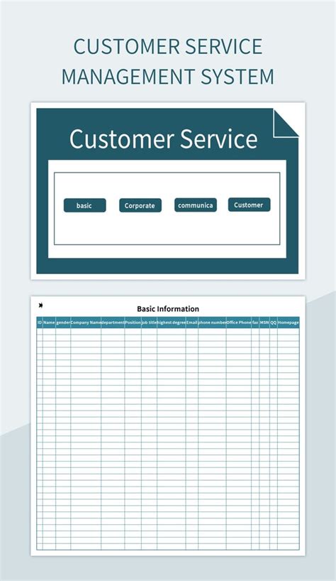 Customer Management Template with Reports