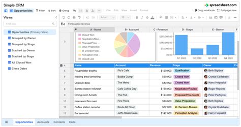 customer relationship management worksheet