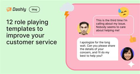 Customer Service Role-Play Template