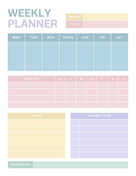 Customizable Agenda Template