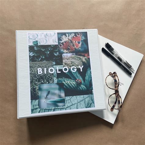 Customizable Biology Binder Cover