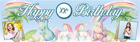 Customizable Birthday Banner