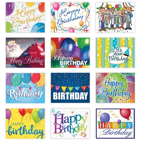 Customizable birthday card template