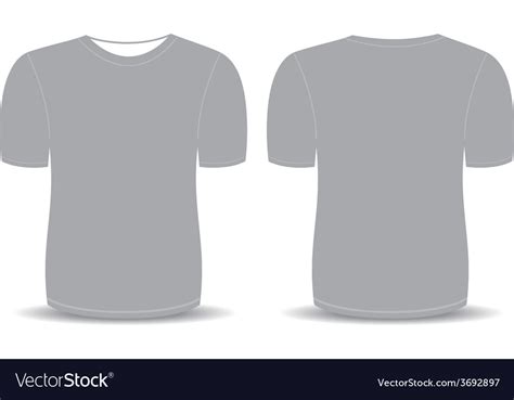 Customizable Blank Gray Shirt Template Design