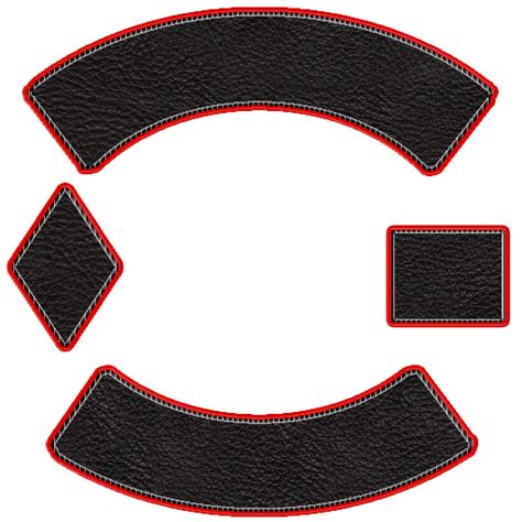 Customizable Blank Rocker Patch Template Ideas