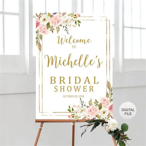 Customizable Bridal Shower Poster Template