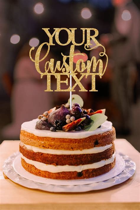 Customizable Cake Toppers