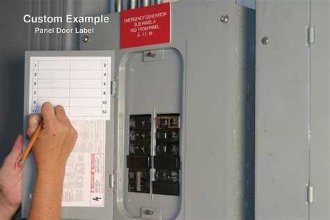 Customizable Circuit Breaker Label