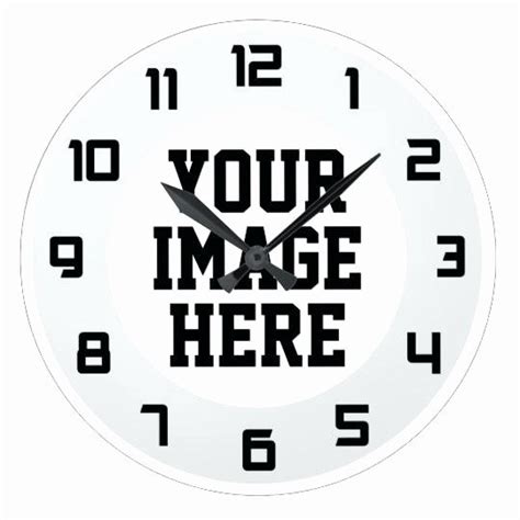 Customizable Clock Face Templates for Adults