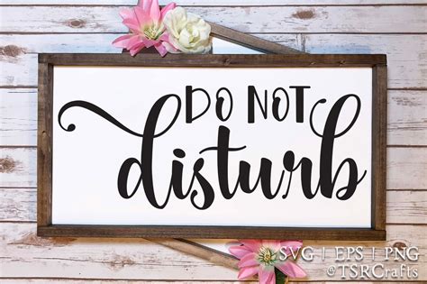 Customizable do not disturb sign 4