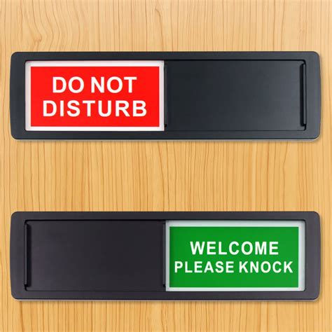 Customizable Do Not Disturb Sign for Home Office