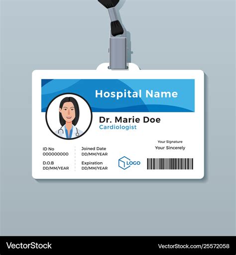 Customizable Doctor Badge Template