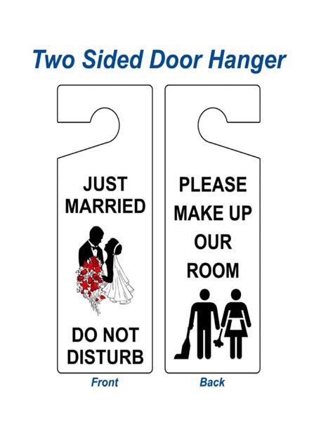 Customizable Door Hanger Template 1