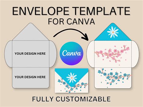 Customizable money envelope template