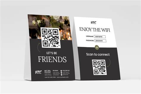 Customizable Flyer Templates With QR Code