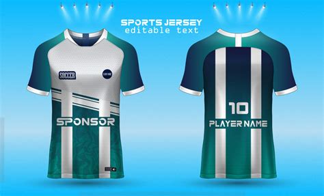 Customizable Football Jersey Template