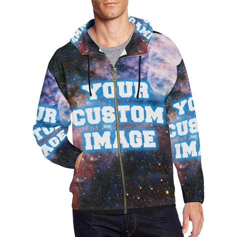 Customizable Full Zip Hoodie with Embroidery