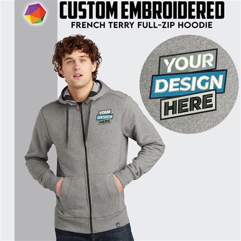 Customizable Full Zip Hoodie with Photo