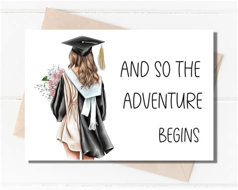 Customizable graduation card