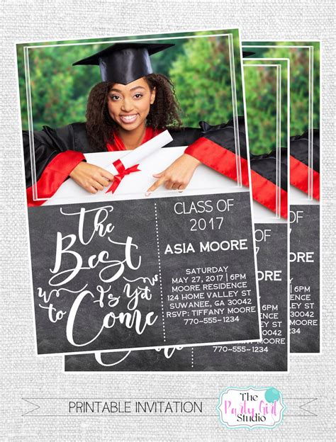 Customizable Graduation Printable