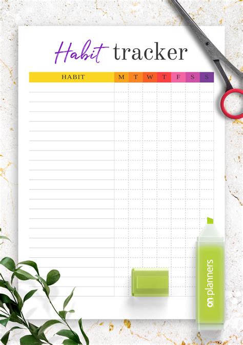 A customizable Goodnotes habit tracker template to help you stay on track