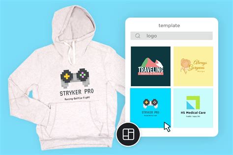 Customizable hoodie template software