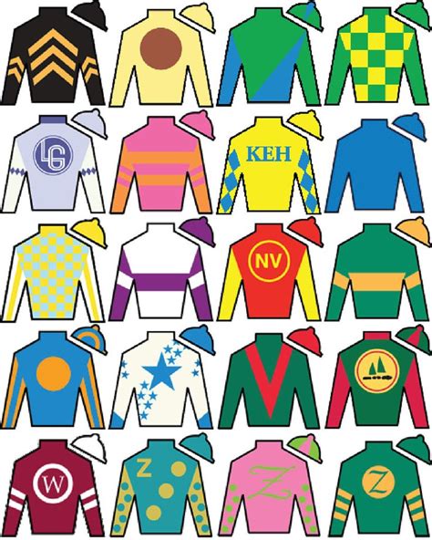 Customizable Jockey Silks Template