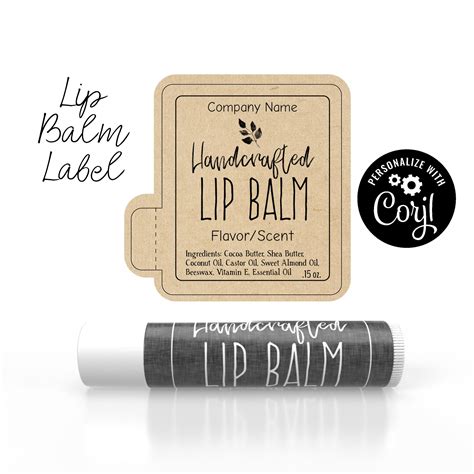 Customizable Lip Balm Label Templates on Canva