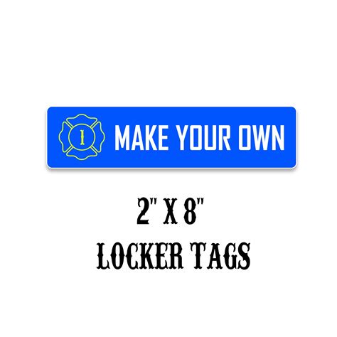 Customizable Locker Tags