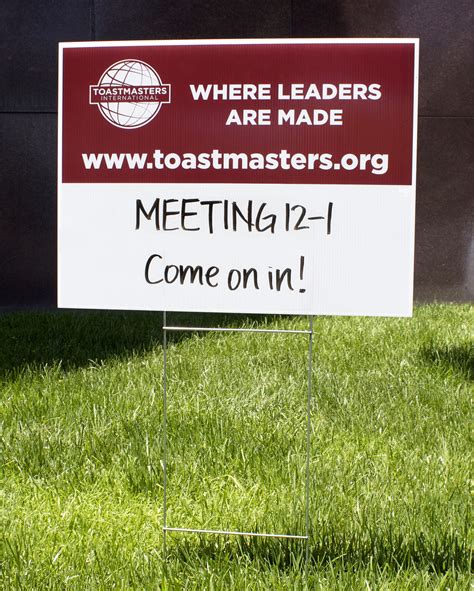 Customizable Meeting Signs