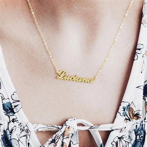 Customizable Name Necklaces