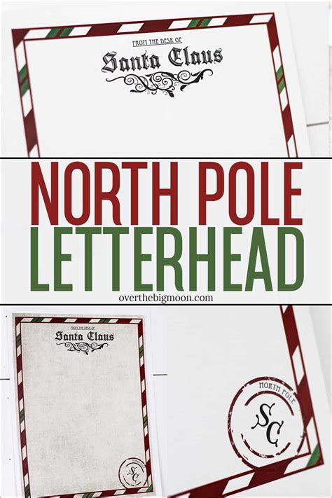 Customizable North Pole Letterhead