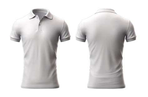 Customizable polo shirt template