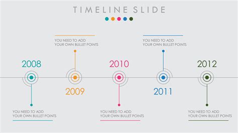 Customizable PowerPoint Timeline Template