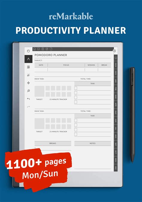 Customizable Productivity Templates