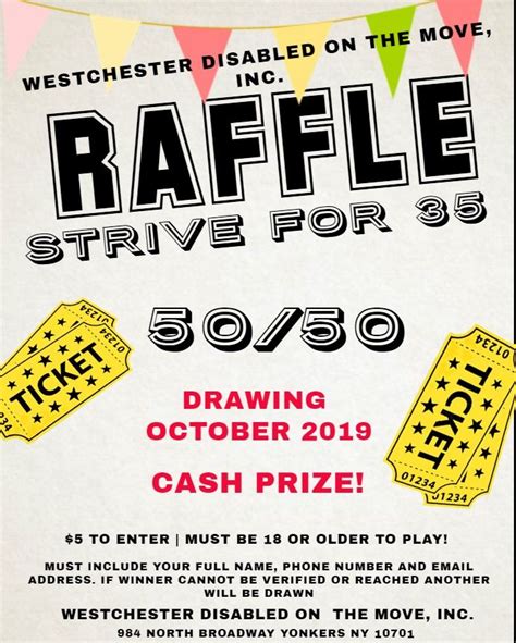 Customizable Raffle Flyer Template