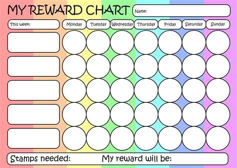 Creating a Customizable Printable Reward Chart