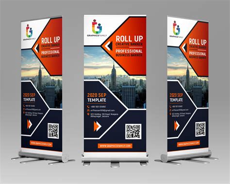 Customizable Roll-Up Banner Templates