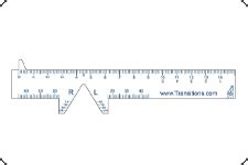 Customizable ruler template examples