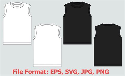 Customizable Tank Top Template for Designers