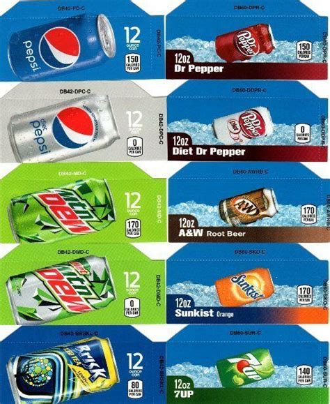 Customizable Vending Machine Label Template