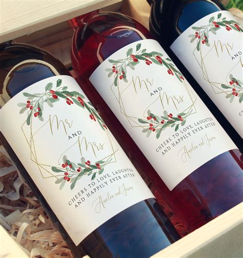 Customizable wine label template with editable text and images