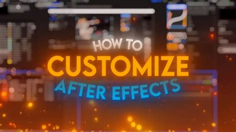 Customize After Effects Templates