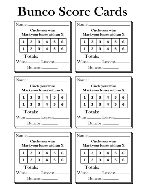 Tips for Customizing Your Bunco Scorecards