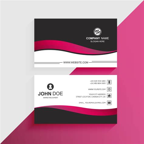 Customizing your business card template