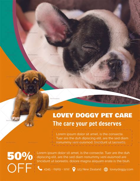 Customize Dog Flyer Template