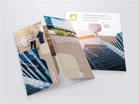 Customize Gate Fold Brochure Template